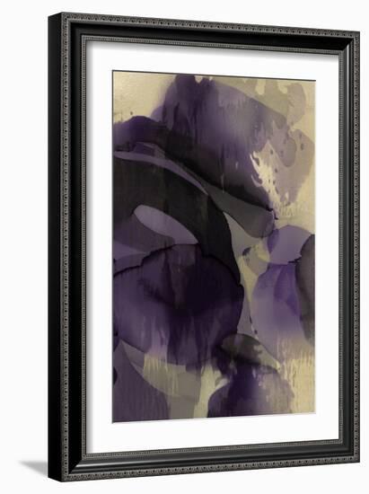 Cascade Amethyst Triptych III-Kristina Jett-Framed Art Print