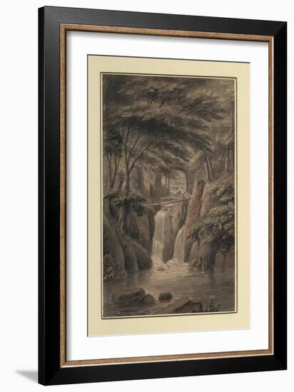 Cascade at Sir Michael Fleming's, 1780-Coplestone Warre Bampfylde-Framed Giclee Print