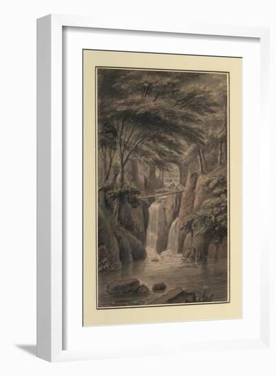 Cascade at Sir Michael Fleming's, 1780-Coplestone Warre Bampfylde-Framed Giclee Print