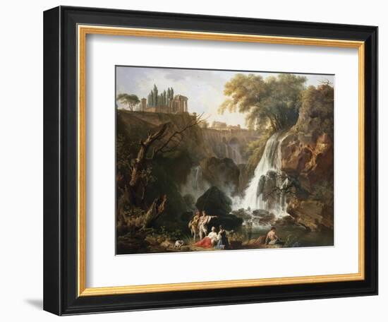 Cascade at Tivoli, Italy-Claude Joseph Vernet-Framed Giclee Print