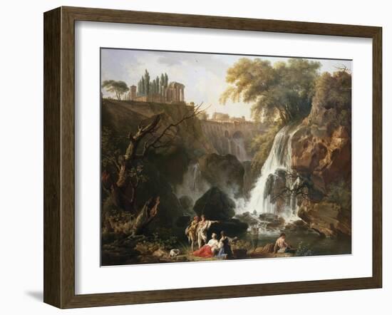 Cascade at Tivoli, Italy-Claude Joseph Vernet-Framed Giclee Print