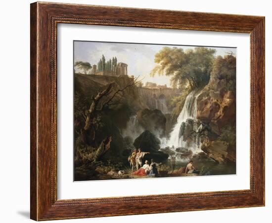 Cascade at Tivoli, Italy-Claude Joseph Vernet-Framed Giclee Print