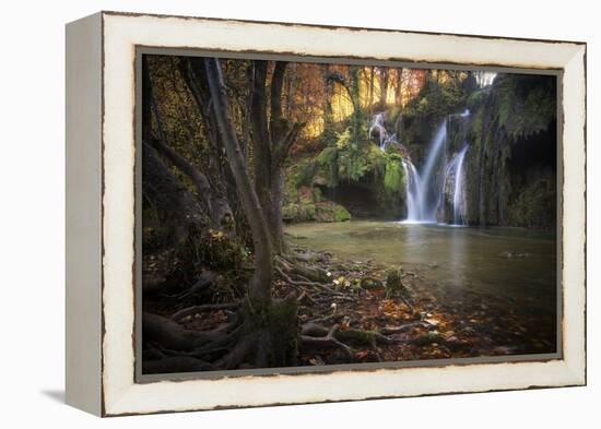 Cascade des Tufs-Philippe Manguin-Framed Premier Image Canvas