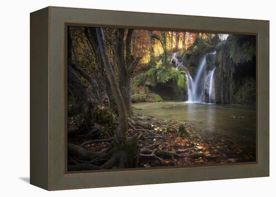 Cascade des Tufs-Philippe Manguin-Framed Premier Image Canvas