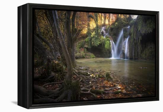 Cascade des Tufs-Philippe Manguin-Framed Premier Image Canvas