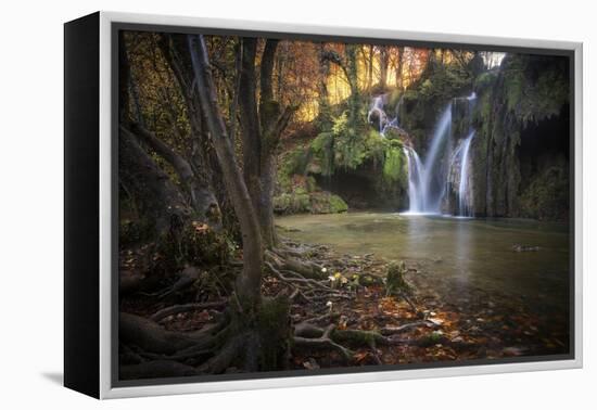 Cascade des Tufs-Philippe Manguin-Framed Premier Image Canvas