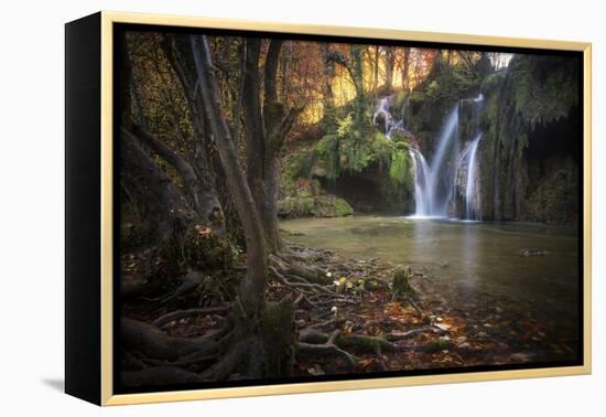 Cascade des Tufs-Philippe Manguin-Framed Premier Image Canvas