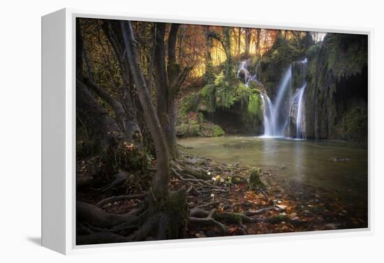 Cascade des Tufs-Philippe Manguin-Framed Premier Image Canvas