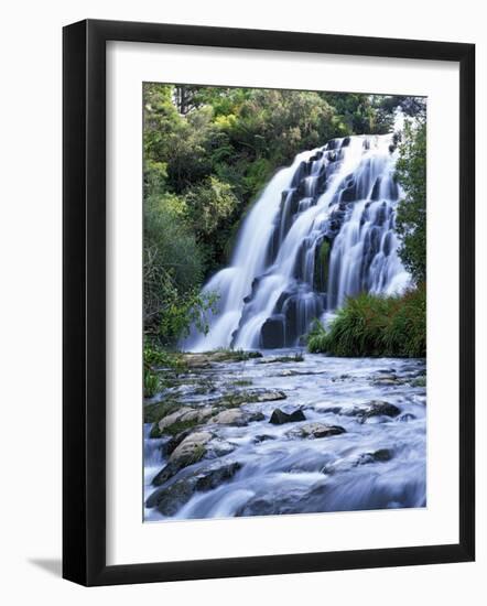 Cascade, Karangahake Gorge, North Island, New Zealand-Charles Gurche-Framed Photographic Print