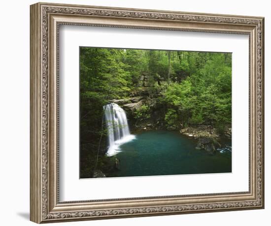 Cascade on Devil's Fork, Ozark-St Francis National Forest, Arkansas, USA-Charles Gurche-Framed Photographic Print