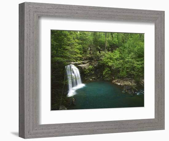 Cascade on Devil's Fork, Ozark-St Francis National Forest, Arkansas, USA-Charles Gurche-Framed Photographic Print