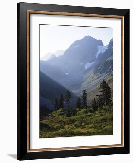 Cascade Pass, North Cascades National Park, Washington, USA-Charles Gurche-Framed Photographic Print