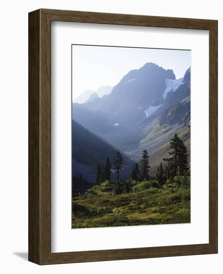 Cascade Pass, North Cascades National Park, Washington, USA-Charles Gurche-Framed Photographic Print