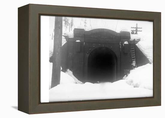 Cascade Tunnel, Near Stevens Pass, 1910-Ashael Curtis-Framed Premier Image Canvas