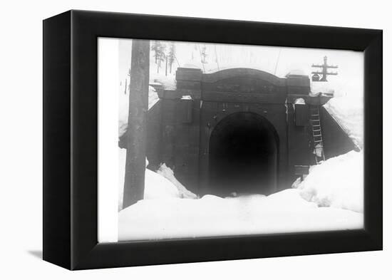 Cascade Tunnel, Near Stevens Pass, 1910-Ashael Curtis-Framed Premier Image Canvas