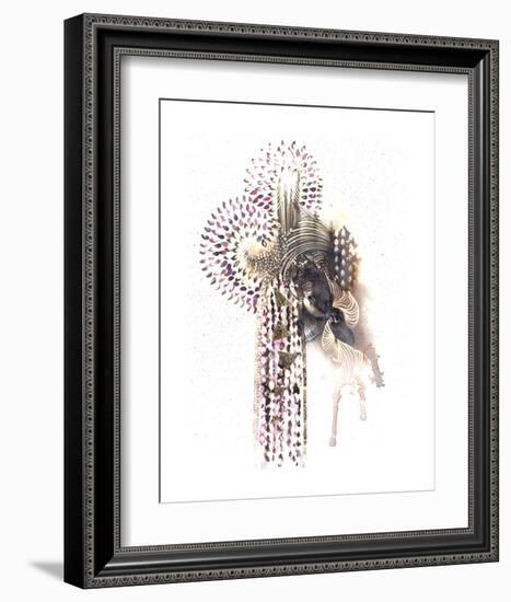 Cascade-Kiran Patel-Framed Art Print