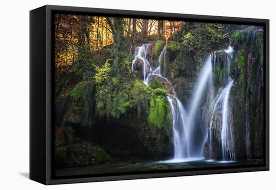 Cascades des tufs-Philippe Manguin-Framed Premier Image Canvas