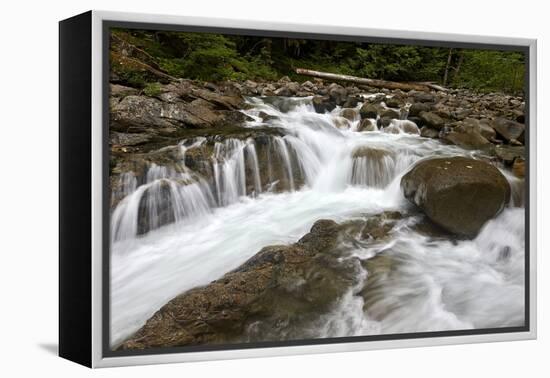 Cascades on Deception Creek, Mount Baker-Snoqualmie National Forest, Washington, U.S.A.-James Hager-Framed Premier Image Canvas