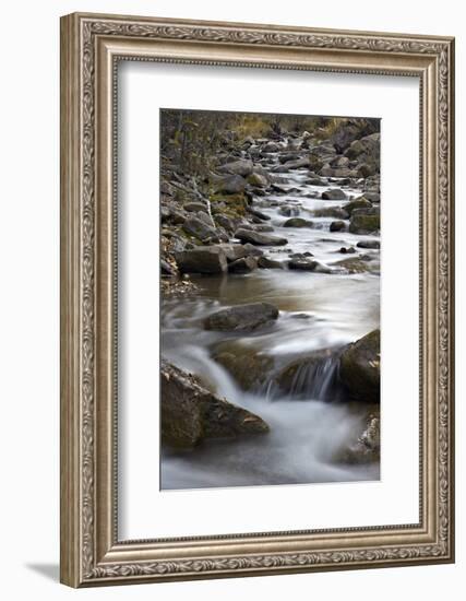 Cascades on the Big Bear Creek in the Fall-James Hager-Framed Photographic Print