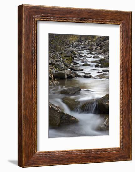 Cascades on the Big Bear Creek in the Fall-James Hager-Framed Photographic Print