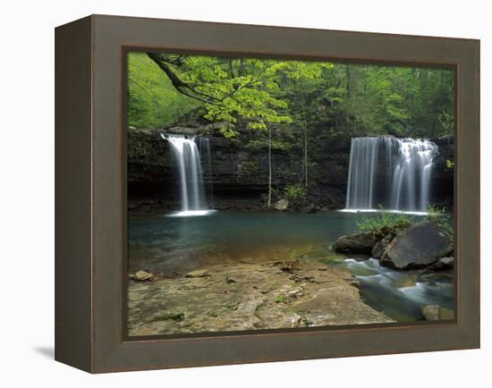 Cascades, Ozark National Forest Arkansas, USA-Charles Gurche-Framed Premier Image Canvas