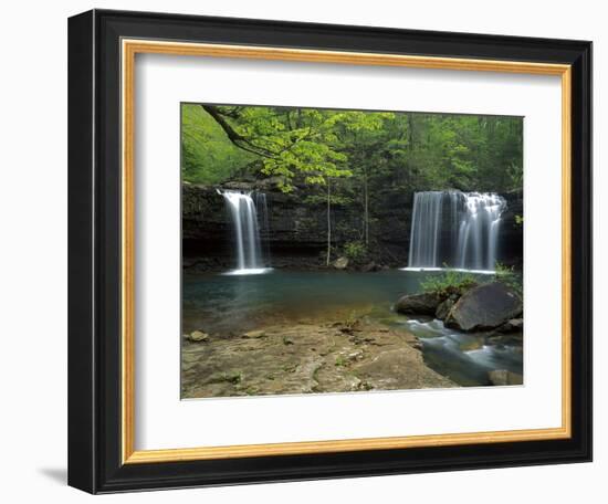 Cascades, Ozark National Forest Arkansas, USA-Charles Gurche-Framed Photographic Print