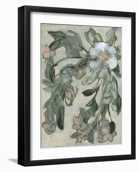 Cascading Bouquet II-Jennifer Goldberger-Framed Art Print