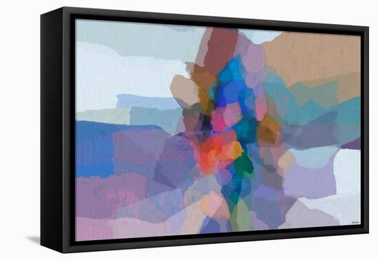 Cascading hues I-Michael Tienhaara-Framed Stretched Canvas