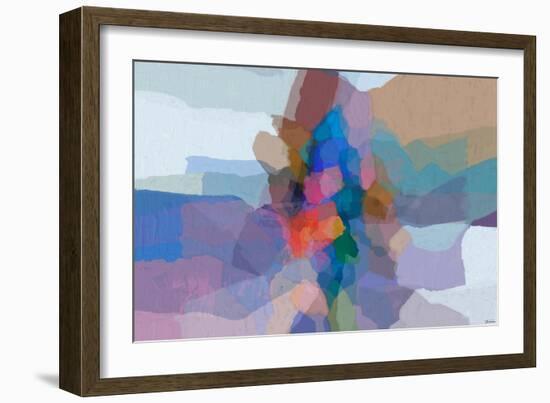 Cascading hues I-Michael Tienhaara-Framed Art Print