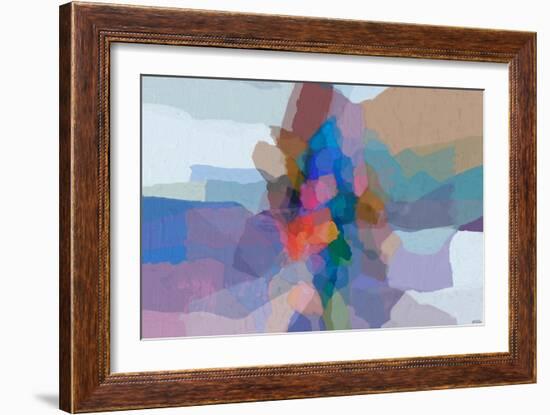 Cascading hues I-Michael Tienhaara-Framed Art Print