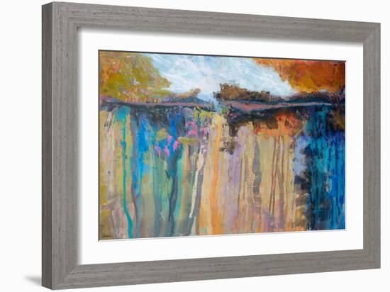 Cascading Memories III-Michael Tienhaara-Framed Art Print