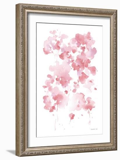 Cascading Petals I Pink-Danhui Nai-Framed Art Print