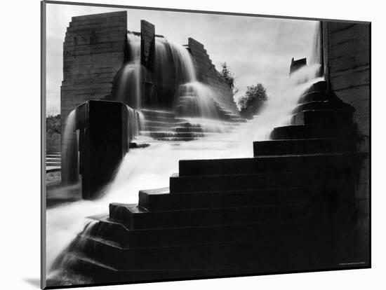 Cascading Waterfalls Called Lovejoy, Designed by Lawrence Halprin-Fred Lyon-Mounted Photographic Print