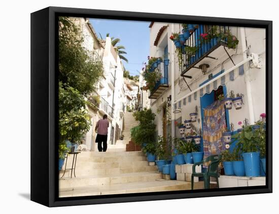 Casco Antiguo, Santa Cruz Quarter, Alicante, Valencia Province, Spain, Europe-Guy Thouvenin-Framed Premier Image Canvas