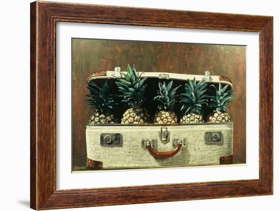 Case of Pineapples, 2000-Stewart Brown-Framed Giclee Print