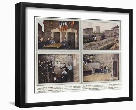 Casemate De Verdun, La Citadelle, Casemate De Verdun, Entree Des Casemates-Jules Gervais-Courtellemont-Framed Photographic Print