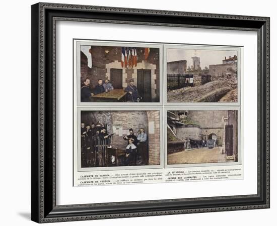 Casemate De Verdun, La Citadelle, Casemate De Verdun, Entree Des Casemates-Jules Gervais-Courtellemont-Framed Photographic Print