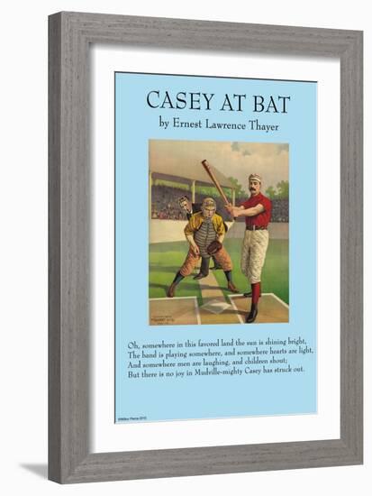 Casey at the Bat-null-Framed Art Print