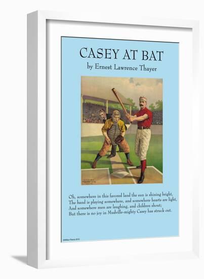 Casey at the Bat-null-Framed Premium Giclee Print