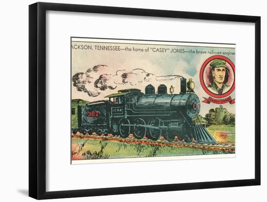 Casey Jones, Jackson, Tennessee-null-Framed Art Print