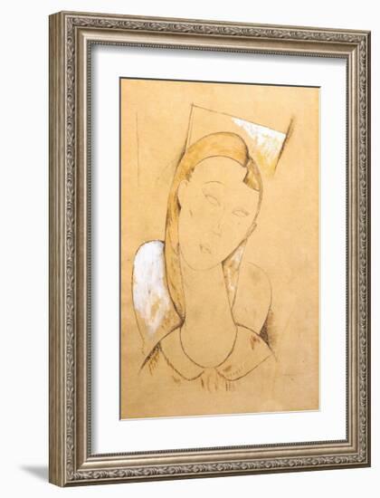 Casiatide-Amedeo Modigliani-Framed Art Print