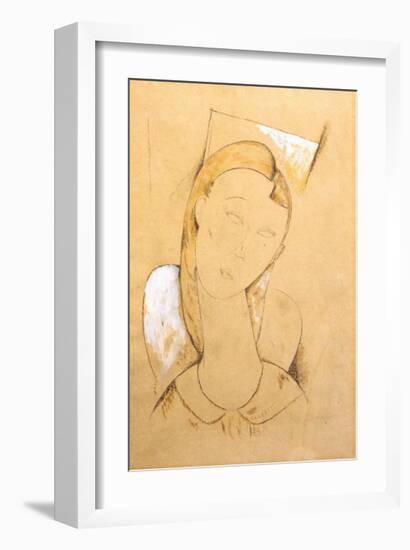 Casiatide-Amedeo Modigliani-Framed Art Print