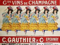 Gds Vins de Champagne, circa 1910-Casimir Brau-Premier Image Canvas