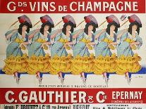 Gds Vins de Champagne, circa 1910-Casimir Brau-Framed Giclee Print