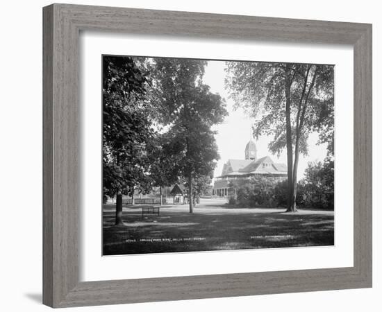 Casino , Belle Isle, Detroit, 1884-89-American Photographer-Framed Photographic Print