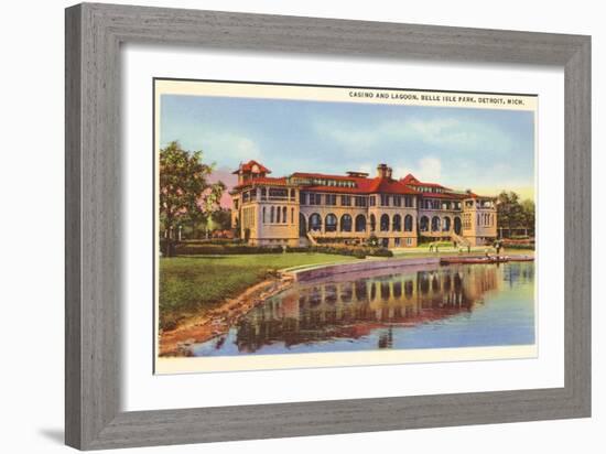 Casino, Belle Isle, Detroit, Michigan-null-Framed Art Print