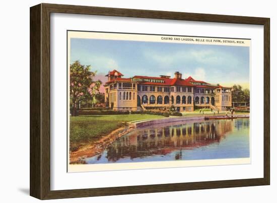 Casino, Belle Isle, Detroit, Michigan-null-Framed Art Print