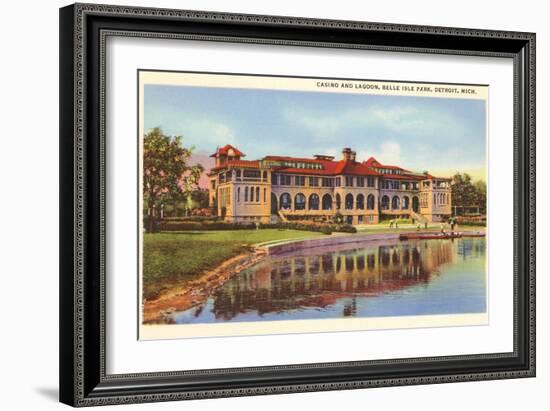 Casino, Belle Isle, Detroit, Michigan-null-Framed Art Print