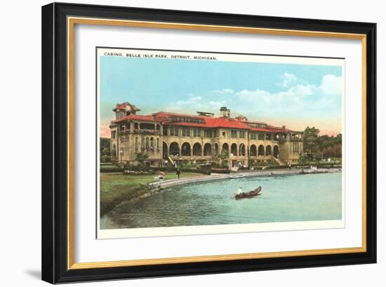 Casino, Belle Isle, Detroit, Michigan-null-Framed Art Print