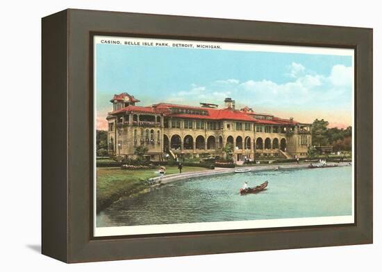 Casino, Belle Isle, Detroit, Michigan-null-Framed Stretched Canvas